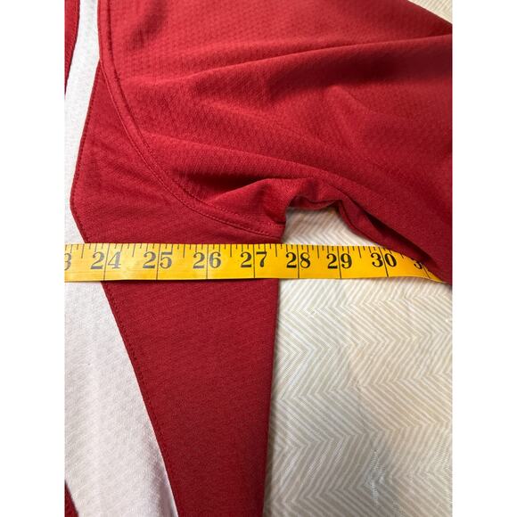 Nike Dri-Fit OU Oklahoma Sooners Red White Polo Shirt Men's XXL Large - Picture 11 of 11